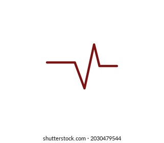 Herzflaches Symbol. Leuchtende Zeichen für Design-Logo, Visitenkarte usw. Einmaliges, qualitativ hochwertiges Umrisssymbol für Webdesign oder mobile App. Medizinisches Rahmenpiktogramm.