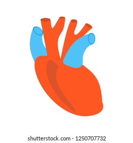 heart Flat multi color icon 