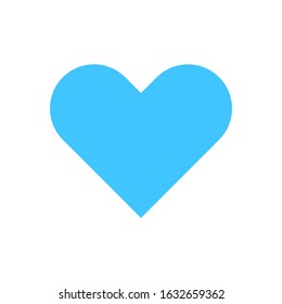 heart flat vector icon - ui icon vector