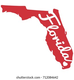 Heart Florida Red