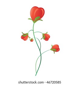 heart flower