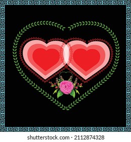Heart and flower for everyone