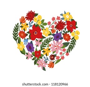 heart flowers