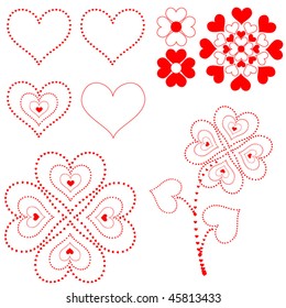 heart flowers