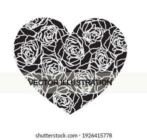 Heart with Flowers. Valentines day. Heart cut file. Love. Valentine cut file. Wedding. Heart . Flowers.