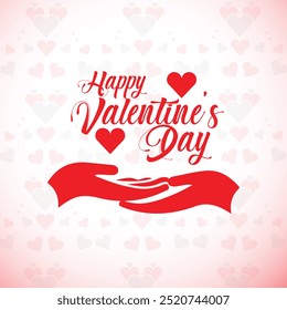 Ilustração de vetor voador do coração Valentines projeto do dia
