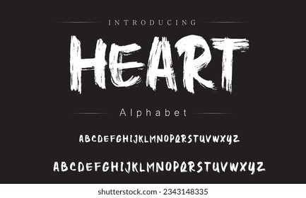  Heart Font Handwritten Signature  Brush Font Type Font lettering handwritten