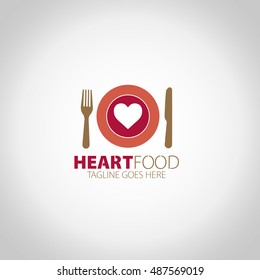 Heart Food Logo