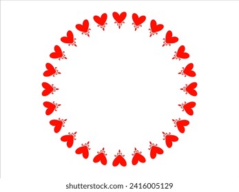 Herzrahmen-Hintergrund - Valentinstag