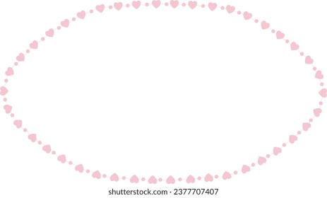 Heart Frame cute pink pastel decoration love pattern classic romantic horizontal vintage frames flower floral border art Elements design border decoration element decor