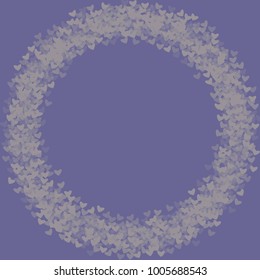 Heart frame which consists of isolated elements. Modern style with beautiful elements in heart frame. Can be used as print, wallpaper, cards, valentine cards, logo, background and etc.