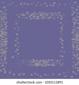 Heart frame which consists of isolated elements. Modern style with beautiful elements in heart frame. Can be used as print, wallpaper, cards, valentine cards, logo, background and etc.