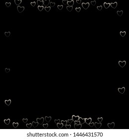 Heart frame which consists of isolated elements. Modern style with beautiful elements in heart frame. Can be used as print, wallpaper, cards, valentine cards, banner, background and etc.