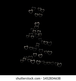 Heart frame which consists of isolated elements. Modern style with beautiful elements in heart frame. Can be used as print, wallpaper, cards, valentine cards, banner, background and etc.