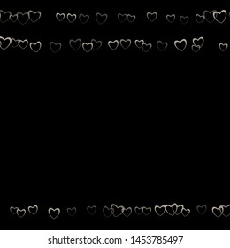 Heart frame which consists of isolated elements. Modern style with beautiful elements in heart frame. Can be used as print, wallpaper, cards, valentine cards, banner, background and etc.