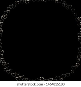 Heart frame which consists of isolated elements. Modern style with beautiful elements in heart frame. Can be used as print, wallpaper, cards, valentine cards, banner, background and etc.