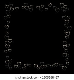 Heart frame which consists of isolated elements. Modern style with beautiful elements in heart frame. Can be used as print, wallpaper, cards, valentine cards, banner, background and etc.
