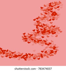 Heart frame which consists of isolated elements. Modern style with ethnic elements in heart frame. Can be used as print, wallpaper, cards, valentine cards, logo, background and etc.