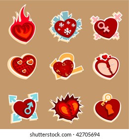 heart funny icons
