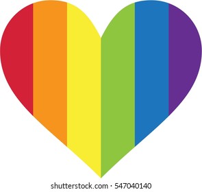 Heart gay love icon