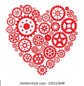 Heart from gears