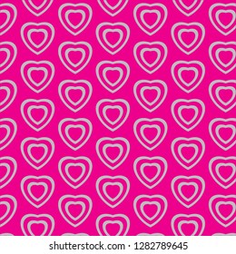 Heart geometric pattern abstract vector background. Modern stylish texture.