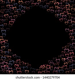 Heart geometric which consists of isolated elements. Modern style with beautiful elements in heart geometric. Can be used as print, wallpaper, cards, valentine cards, banner, background and etc.