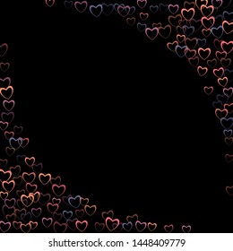 Heart geometric which consists of isolated elements. Modern style with beautiful elements in heart geometric. Can be used as print, wallpaper, cards, valentine cards, banner, background and etc.