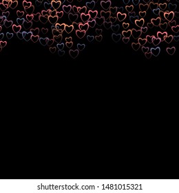 Heart geometric which consists of isolated elements. Modern style with beautiful elements in heart geometric. Can be used as print, wallpaper, cards, valentine cards, banner, background and etc.