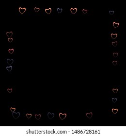 Heart geometric which consists of isolated elements. Modern style with beautiful elements in heart geometric. Can be used as print, wallpaper, cards, valentine cards, banner, background and etc.