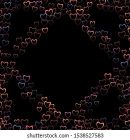 Heart geometric which consists of isolated elements. Modern style with beautiful elements in heart geometric. Can be used as print, wallpaper, cards, valentine cards, banner, background and etc.