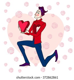 heart in a gift