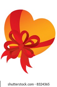Heart in a gift