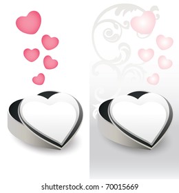 Heart gift box