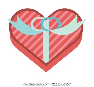 heart gift box present icon