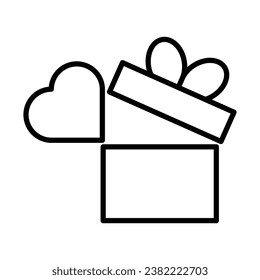 Heart Gift icon design for personal commercial use