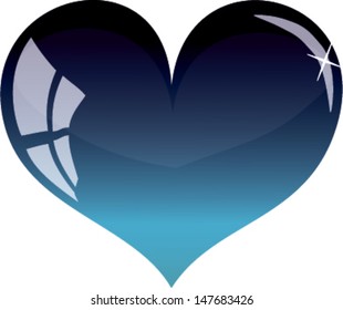 Heart gift present Valentine's day vector background eps 10