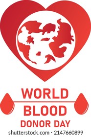 heart and globe illustration design