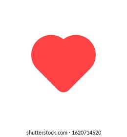 Heart glyph icon and romance element