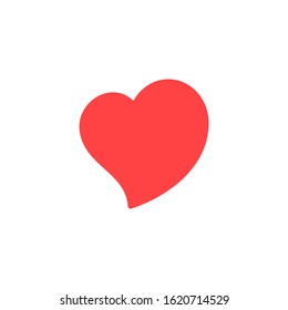 Heart glyph icon and romance element