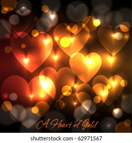 a heart of gold background
