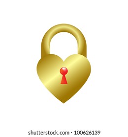 Heart of Gold Lock