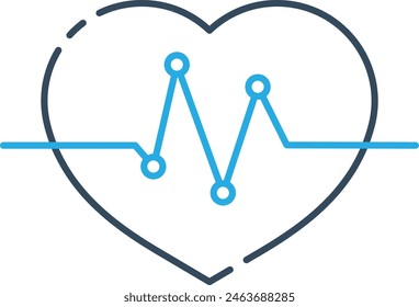 Heart Graph Icons: Illustrate Cardiac Data with Dynamic Graphics