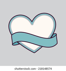 heart graphic design , vector illustration