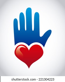 heart graphic design , vector illustration
