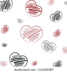 heart graphic shape background design vectr illustration