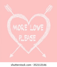 heart graphic with slogan 
