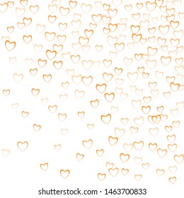 Heart greeting which consists of isolated elements. Modern style with beautiful elements in heart greeting.  