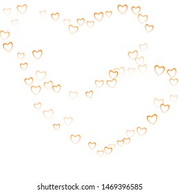 Heart greeting which consists of isolated elements. Modern style with beautiful elements in heart greeting. Can be used as print, wallpaper, cards, valentine cards, banner, background and etc.