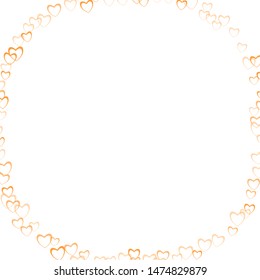 Heart greeting which consists of isolated elements. Modern style with beautiful elements in heart greeting. Can be used as print, wallpaper, cards, valentine cards, banner, background and etc.